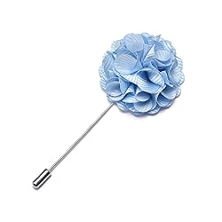 Ailisus Baby Blue Ascot Man Silk Paisley Cravat Tie