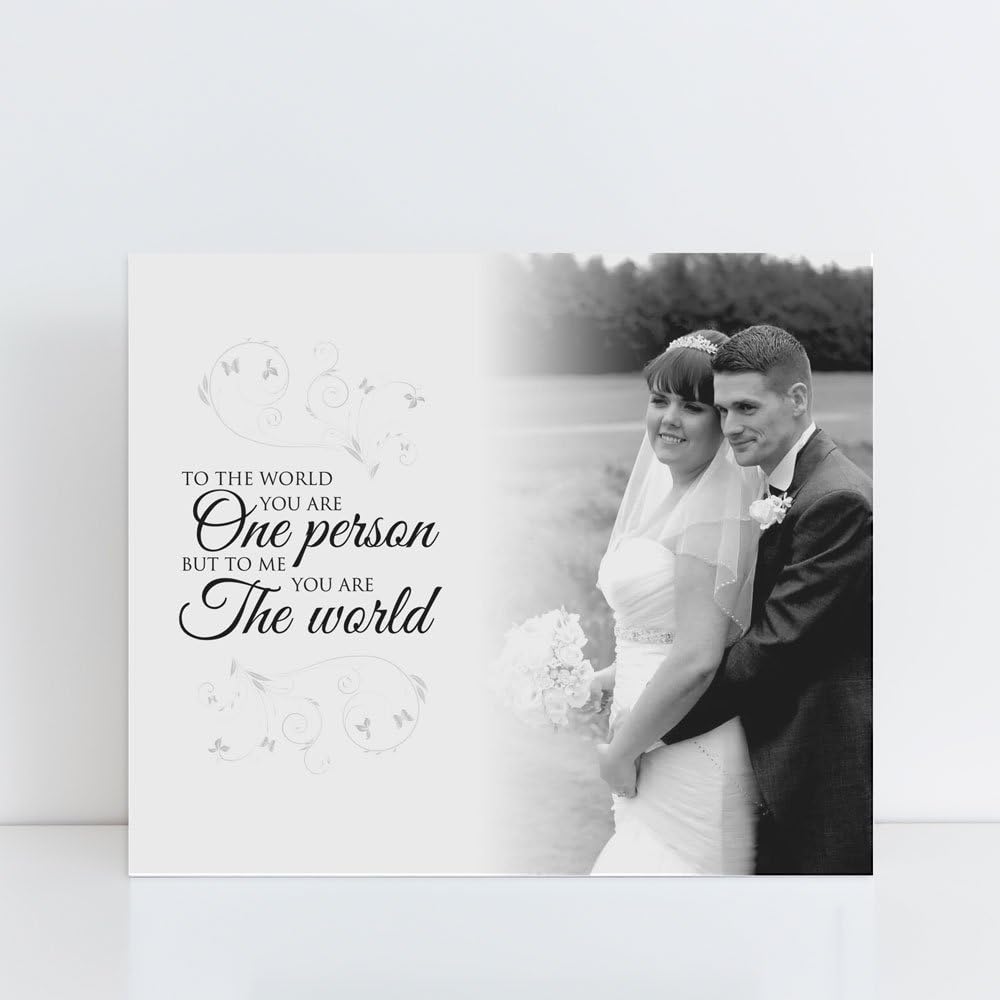 Personalised Photo Canvas with Quote