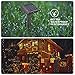 voona Solar Outdoor String Lights 200LED 2-Pack 72ft Bare Warm White LED Decoration Strings for Holiday Party Outdoor Garden