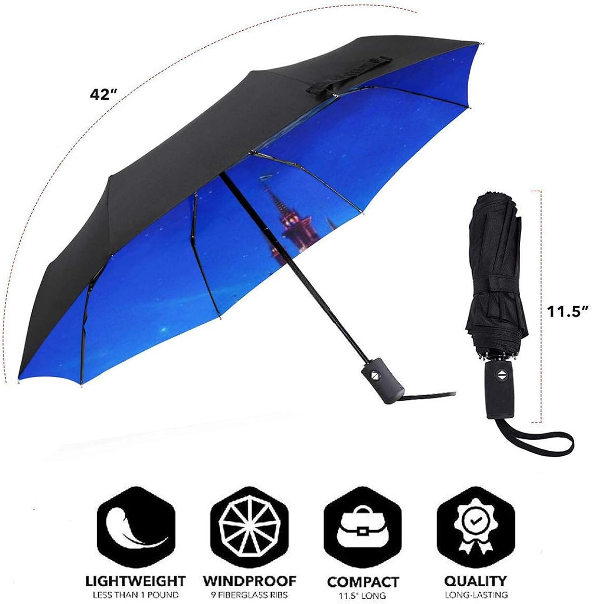 Amazon Co Jp 折りたたみ傘 日傘 ディズニーランド3 ワンタッチ 自動開閉 頑丈な8本骨 耐風撥水 晴雨兼用 梅雨対策 ビッグサイズ 収納ポーチ付き ホーム キッチン