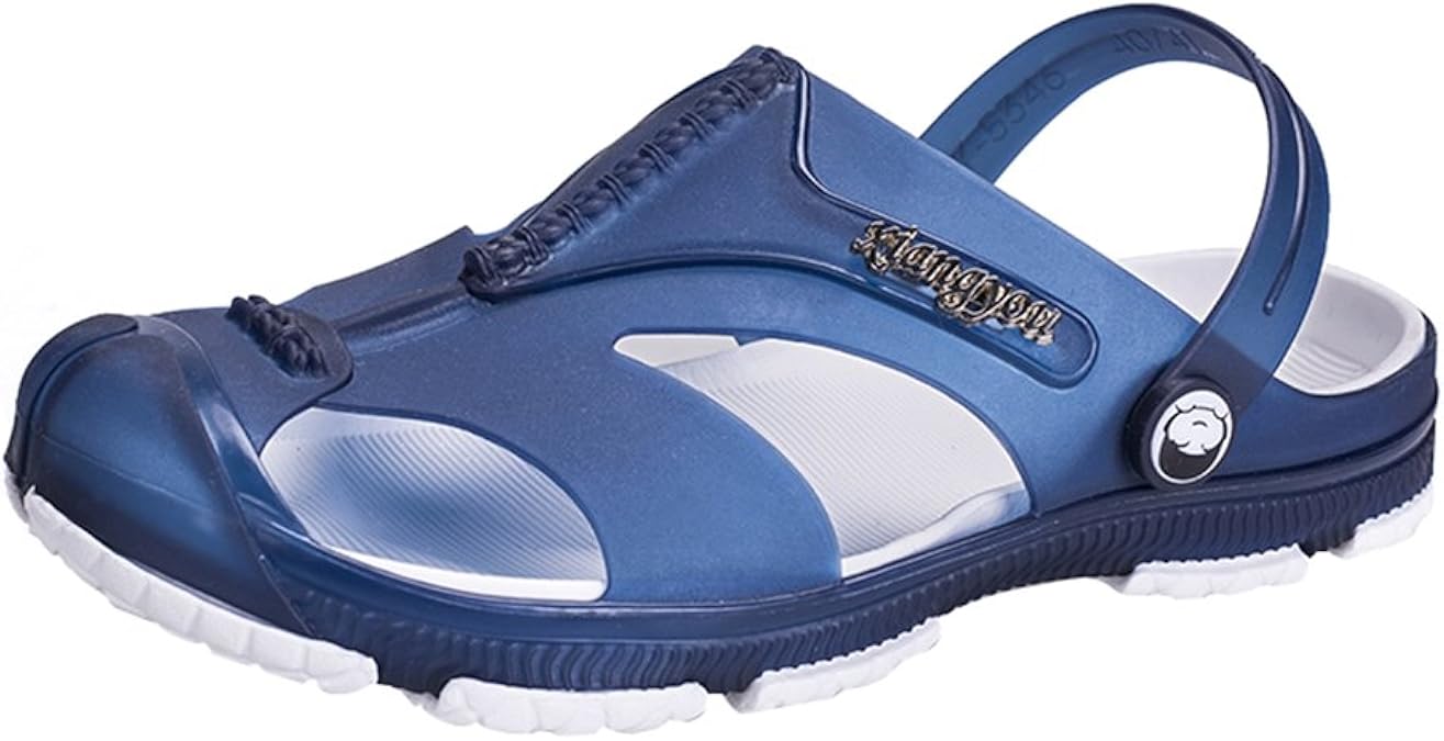 Juleya Herren Clogs Sandalen Hausschuhe, Atmungsaktive Pantoletten
