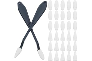 SUPVOX Professional Sketch Blending Stumps and Erasing Tools Set with 20 Refill Tips for Detailed Drawing,