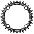 BestPartsCom Round Oval 104BCD 32T 34T 36T 38T 40T 42T 44T 46T 48T 50T 52T Narrow Wide Single Chainring 1X System AL7075 CNC Ultralight Bicycle Bike Chainwheel Chain Ring 8/9/10/11-Speed