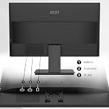 MSI PRO MP241X 23.8" FHD 1080p 75Hz VA Monitor 4ms HDMI VGA Anti-Glare Eye Care view 7