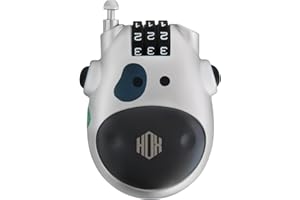HOX Ultra-Secure 3-Digit Combination Lock with 3 Feet Retractable Cable for Bike, Ski, Snowboard and Stroller
