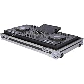 Headliner Low Profile Flight Case with Wheels Compatible with AlphaTheta XDJ-AZ All-in-One DJ System; Compact, Custom Fit DJ Controller Case, Rugged Design - Ideal for DJs On the Road