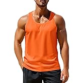 Zengjo Athletic Tank Tops for Men Y-Back Quick Dry Runnning Workout Gym Muscle Tanks Lightweight