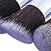 luSH lIVIngS Foundation Makeup Brush, Premium Full Coverage Makeup Brush for Cream, Mineral Cosmetics, Black
