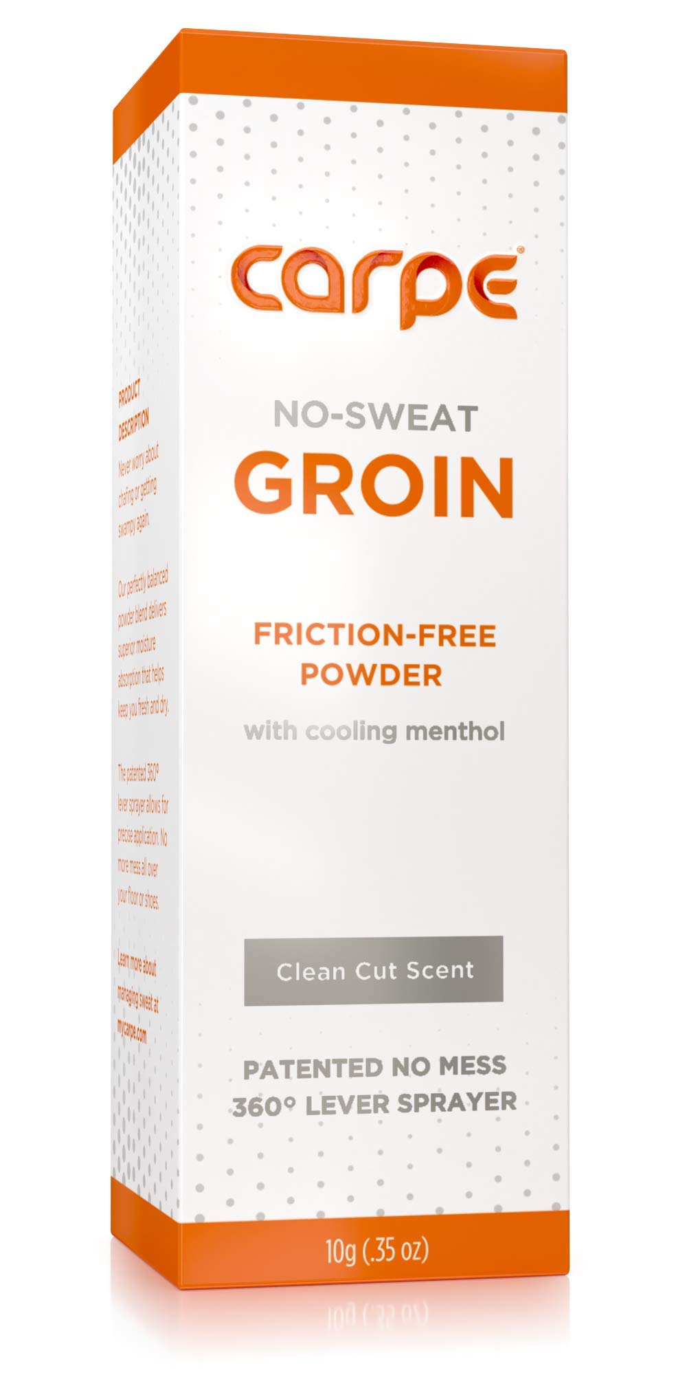 Carpe NoSweat Groin Powder (For Men) with Precision Applicator