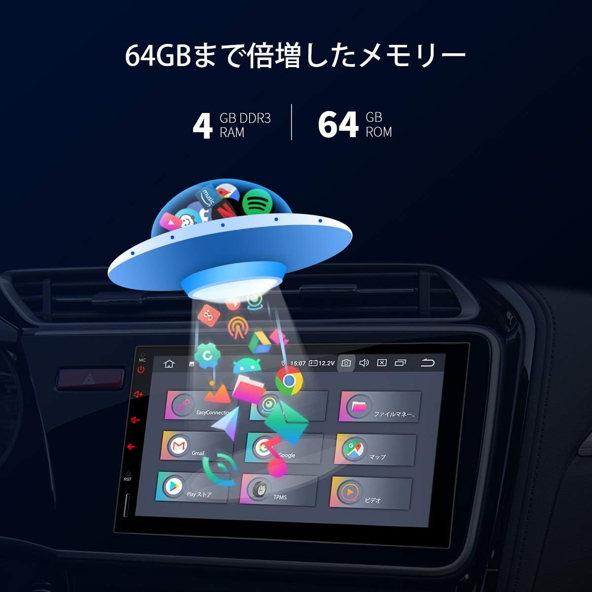 Amazon カーナビ 2din Xtrons Android 10 0 車載pc 7インチ 一体型ナビ Hdmi出力 カーオーディオ 4gb 64gb Bluetoothテザリング Wifi 4g Gps ミラーリング Obd2 Dvr Usb Sd 入出力 1年保証 Tqシリーズ オーディオ一体型ナビ 車 バイク