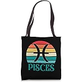 Pisces Pisces Sunset Zodiac Sign Tote Bag