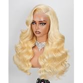 ALIDIDI MINI KNOTS 613 13x6 Lace Front Wig Human Hair 200 Density Blonde Wig Human Hair 26 Inch Body Wave 100% Real Human Hai