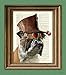 Bulldog Art Print Steampunk Dog 