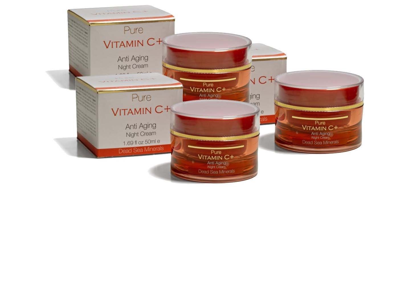 night anti aging vitamin cream c Pure Dead Minerals Aging  Sea Anti C Vitamin Amazon.com: