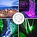 Semlos Submersible Swimming Pool LED Lights, Battery Powered Waterproof Submersible LED Lights with IR Remotes for Fountain Pool Hot Tub Wedding Pond Decoration Centerpieces Vase Party, Pack of 4