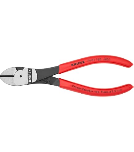 Alicates Cortantes Knipex 70 02 140, 140 Mm. Corte Diagonal Con Bisel. Calidad Alemana.