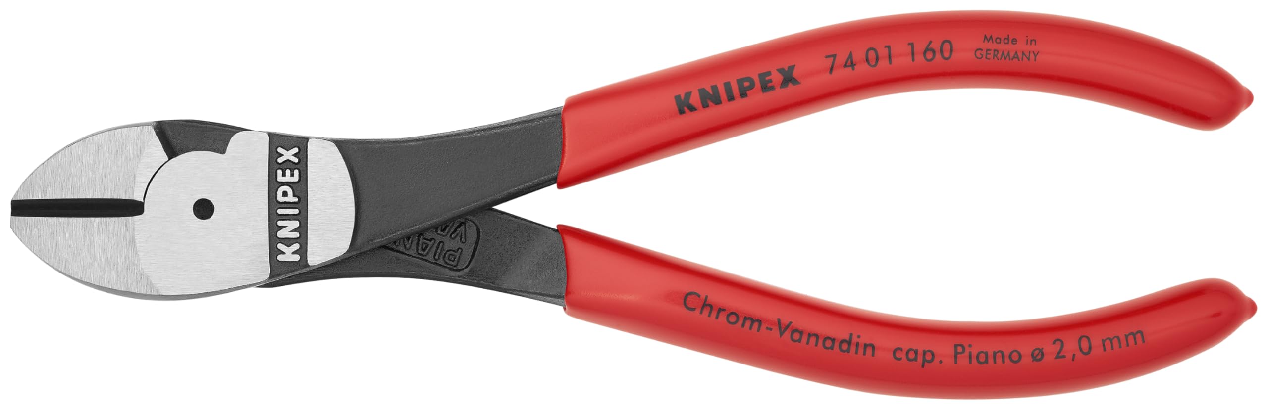 KNIPEX - 74 01 160 Tools - High Leverage Diagonal Cutters (7401160) — image 1