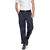 ROYALE LINENS Men's Classic-Fit Wrinkle-Resistant Flat-Front Chino Pant
