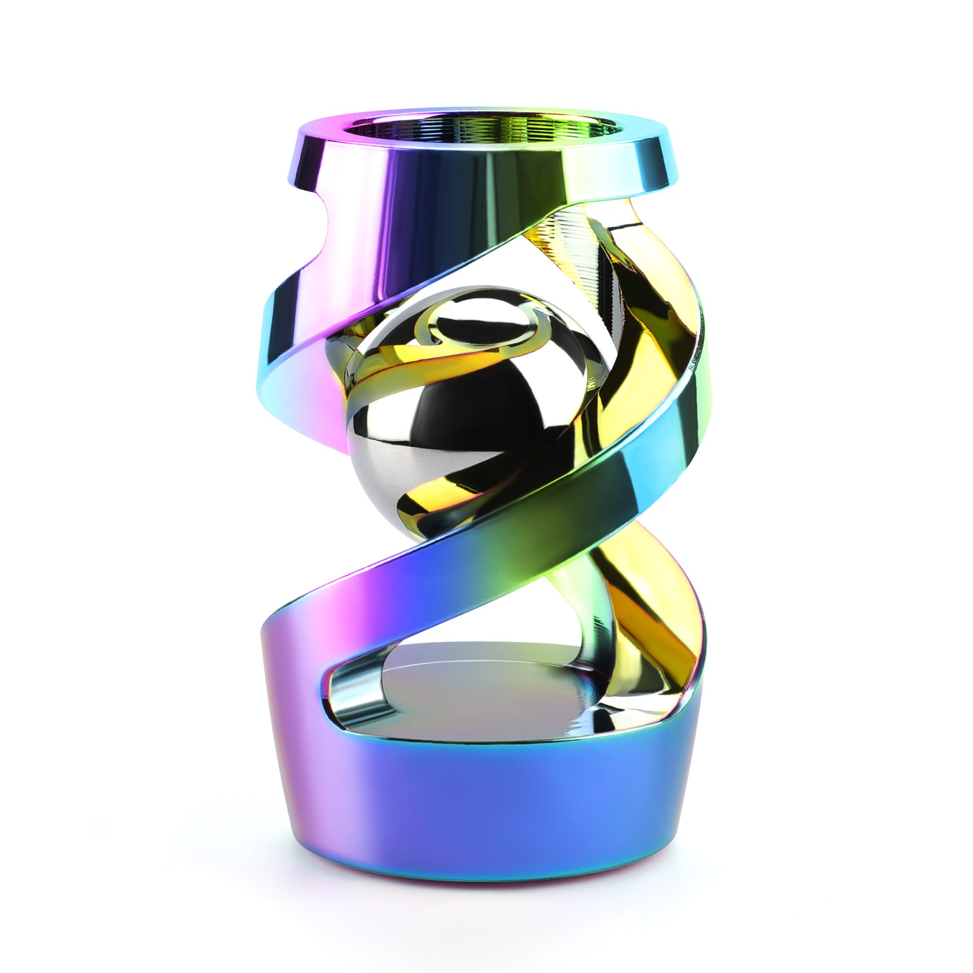 Photo 1 of DOLASEV Upgraded Kinetic Desk Toys, Adult Fidgets for Anxiety and Stress, Desk Toys for Office for Adults, Fidget Toys Adults (Rainbow)