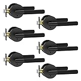 Asidrama 6 Pack Privacy Door Handles, Door Lever
