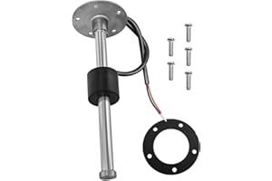 EMIHO 240-33ohms 7.5" /190mm Fuel Tank Sending Unit for Marine Boat RV Truck Car, Stainless Steel Fuel Sender Fuel Level Tank Sensor Gas Tank Sending Unit
