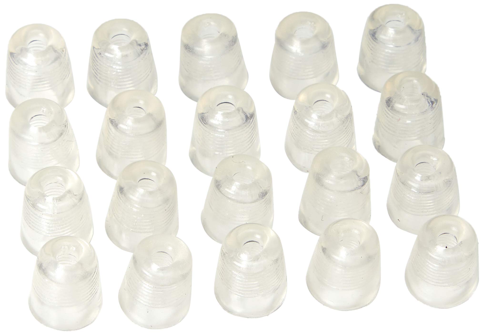 Riester 11108 10 pairs of transparent large soft ear tips, ri-rap