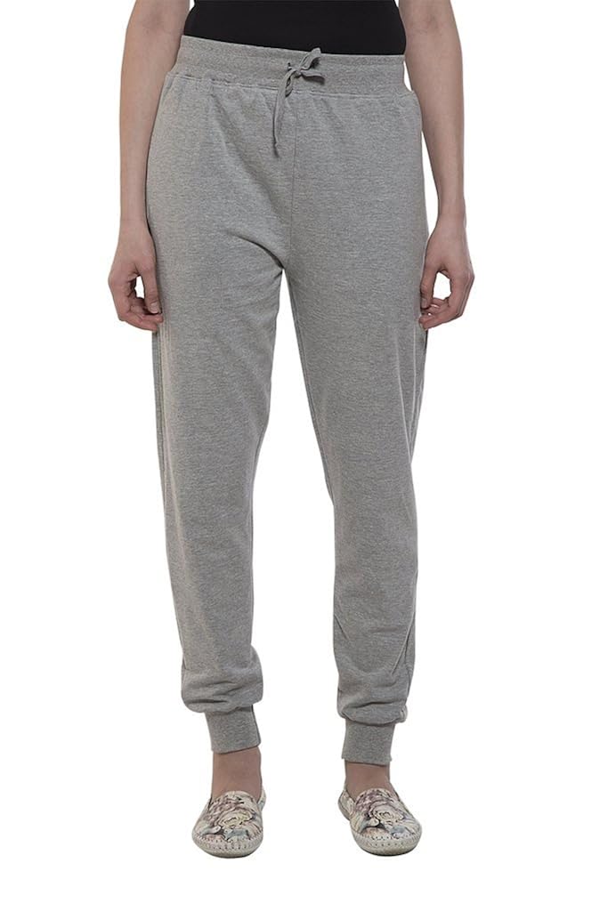 clifton womens thermal sweat pant-grey melange