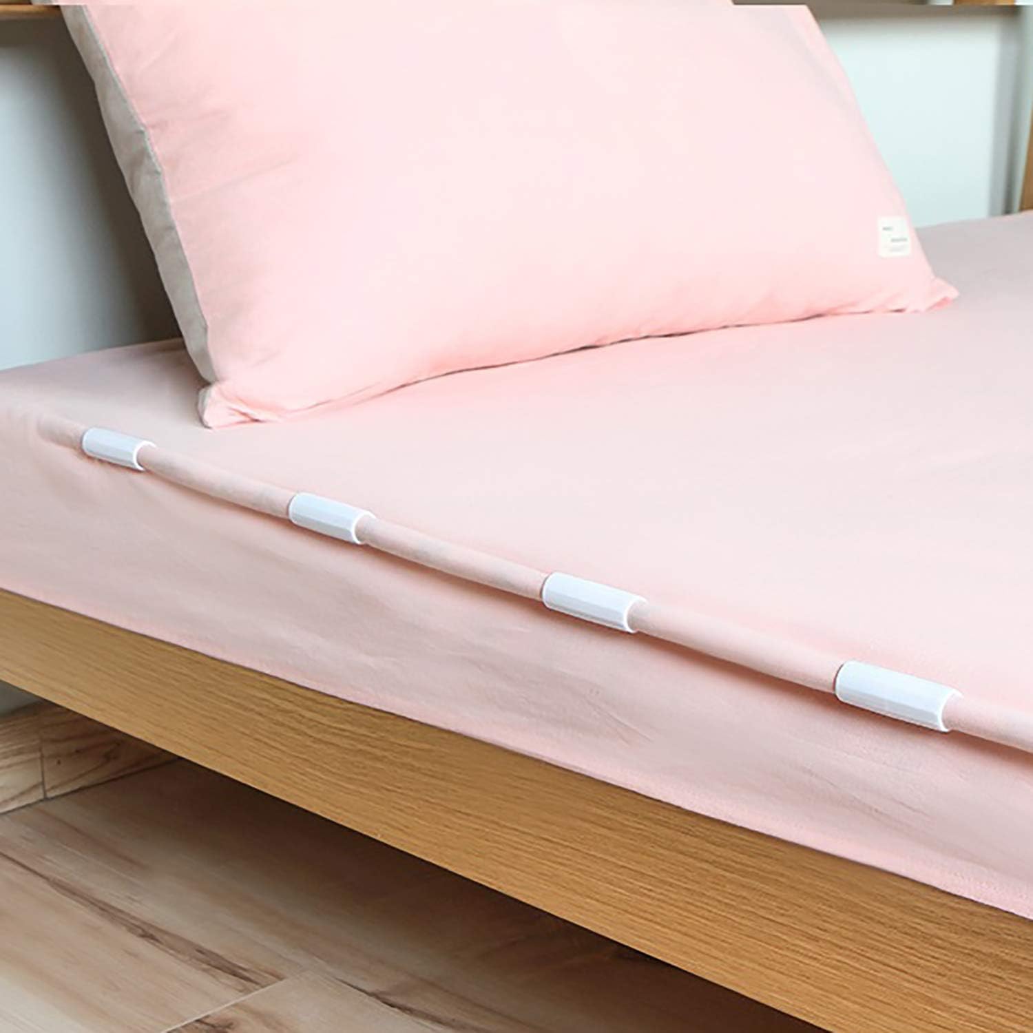 CaKoo Sheet Clips, Sheet Holders Keep The Bed Sheets Smooth and Tight, Fit for Various Mattresses with Raised Edge. (White, 10): Home & Kitchen