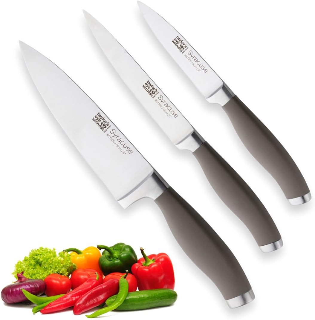 Taylors Eye Witness Syracuse Kitchen Knife 3pce Set, Paring 9cm/3.5”