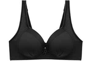 OIANGI Bras for Women No Underwire Push up Bra Seamless Adjustable Straps Bralettes Wireless Comfort Everyday T-Shirt Bra