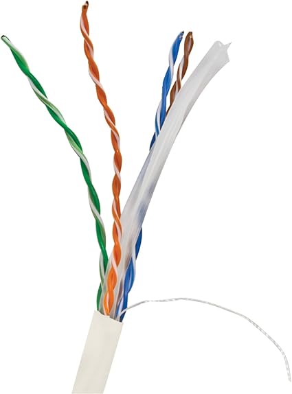 Amazon Com Vericom Cat 6 Utp Solid Riser Cmr Cable 1 000 White Home Audio Crossover White Mbw6u 01444 Computers Accessories
