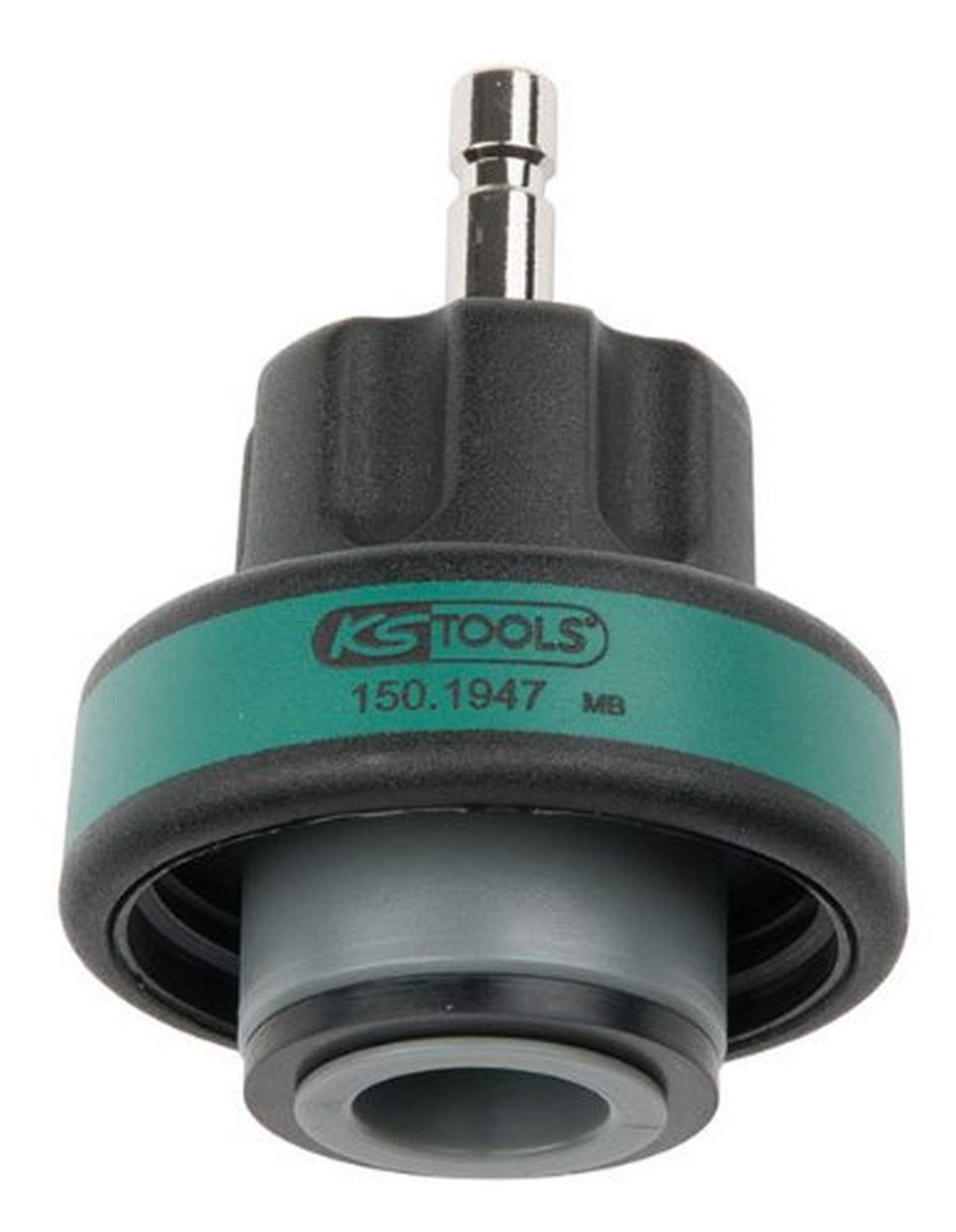 KS Tools 150.1947 Cooling System Bayonet Adapter, #12, IG M50 x 2.5, Green