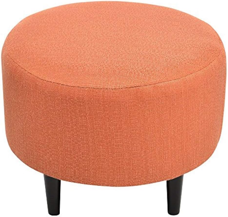 Best ottoman foot stool orange