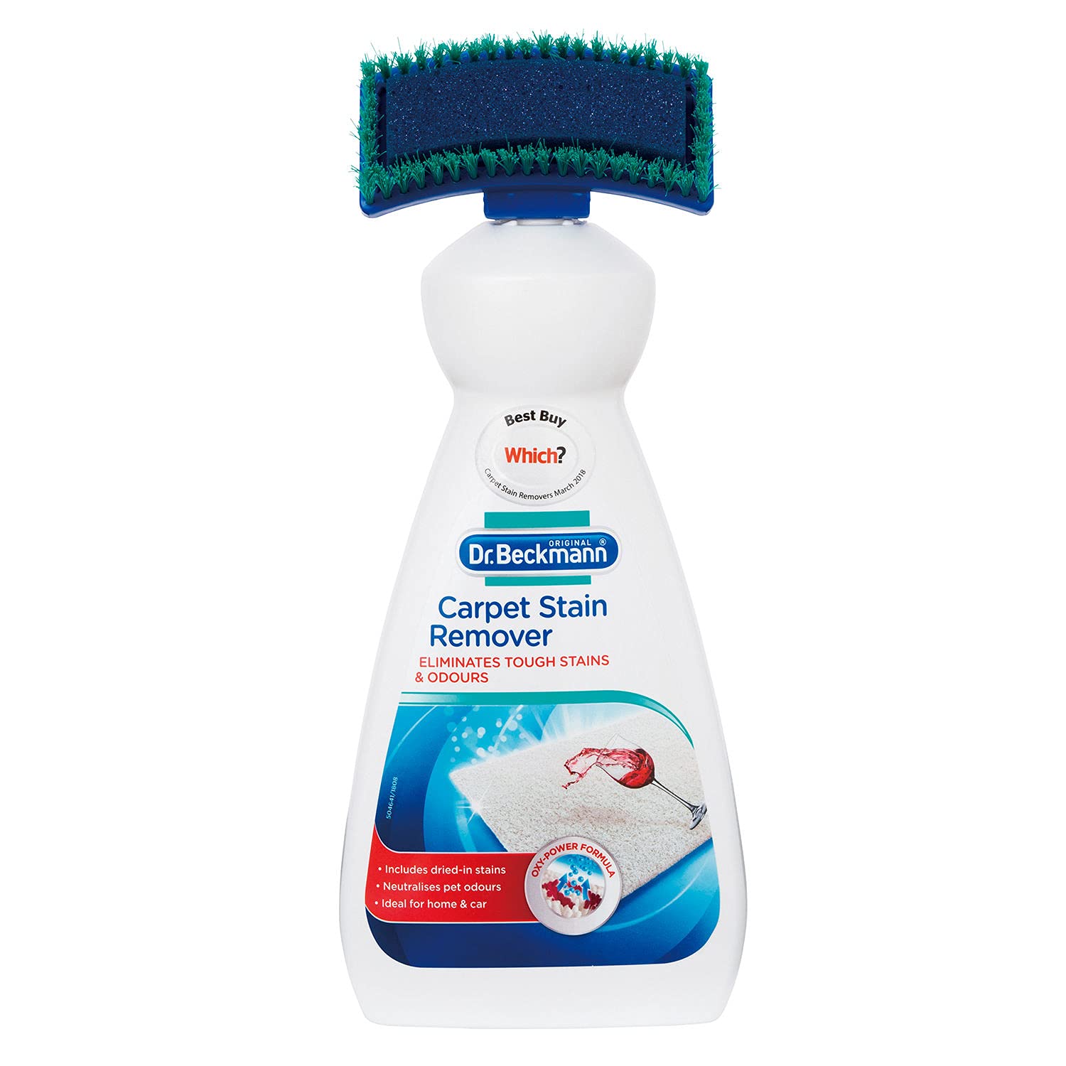 ドクターベックマン カーペットシミとり剤 布ソファ,ペットの汚れ消臭にも ブラシ付き 650mlの商品画像