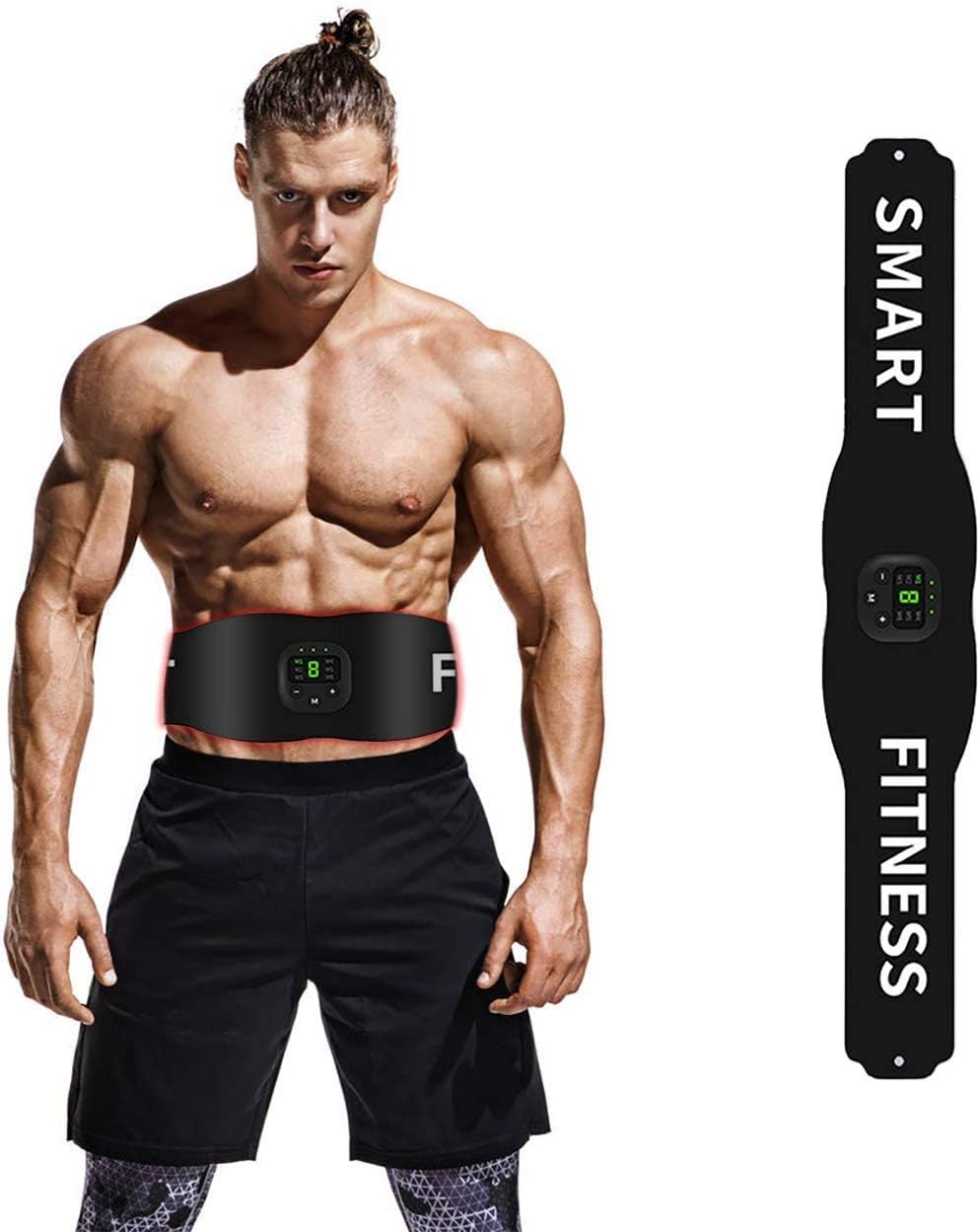 Abs Stimulator Home Gym Equipment,Ab Workout Equipment,Muscle Stimulator,Weight Loss for Women Men,Abdominal Work Out Ads Power Fitness Abs Muscle Training ABS at Home Workout Equipment