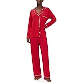 Eberjey Gisele Classic Women's Pajama Set | Long Sleeve Shirt + Long Pants