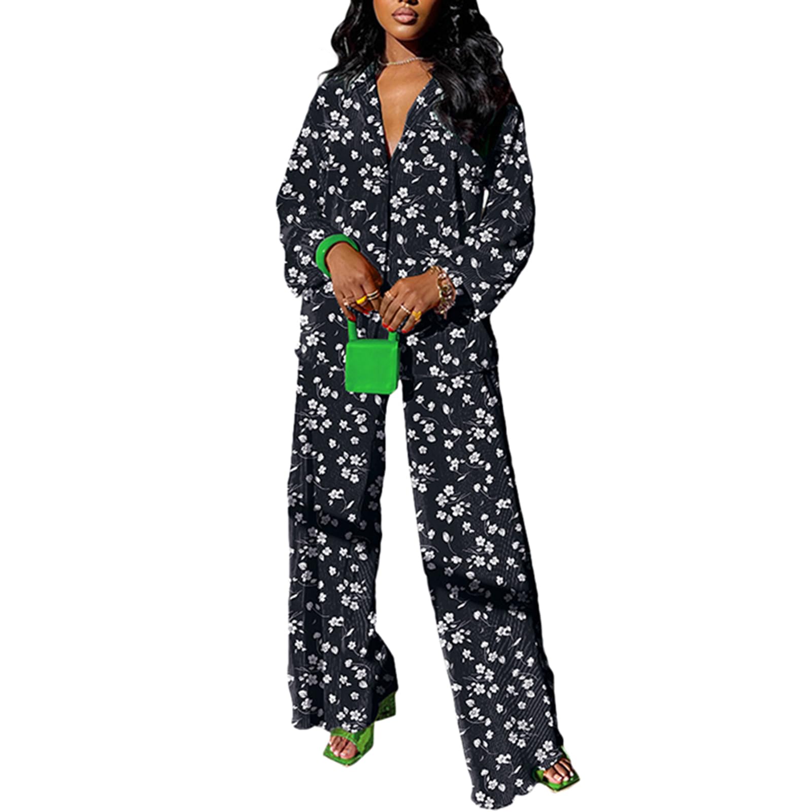 kaimimei Casual 2 Piece Outfit for Women - Linen