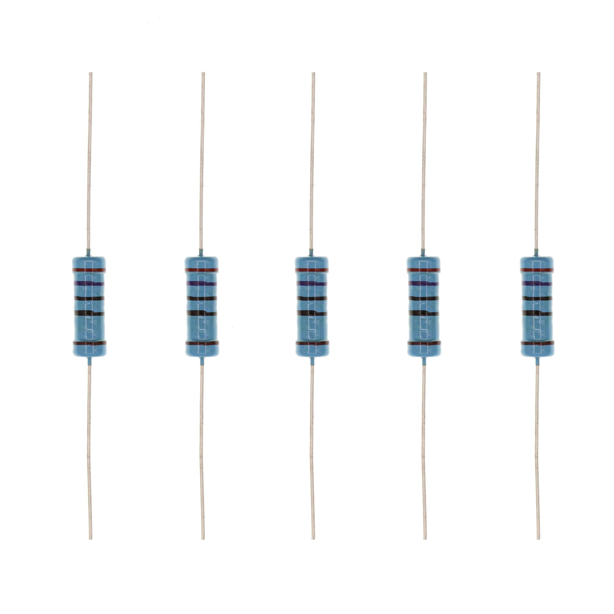 HUABAN 20PCS 3W 3 Watts 270R 270 Ohm 1% Metal Film Resistor