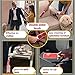 Brush for Pet Hair and Lint Remover with Self-Cleaning Base - Cat and Dog Hair Remover Brush for Clothes, Furniture and Carpet (No Sticky Rollers, More Time for Grooming & Cuddles with Your Pets!)