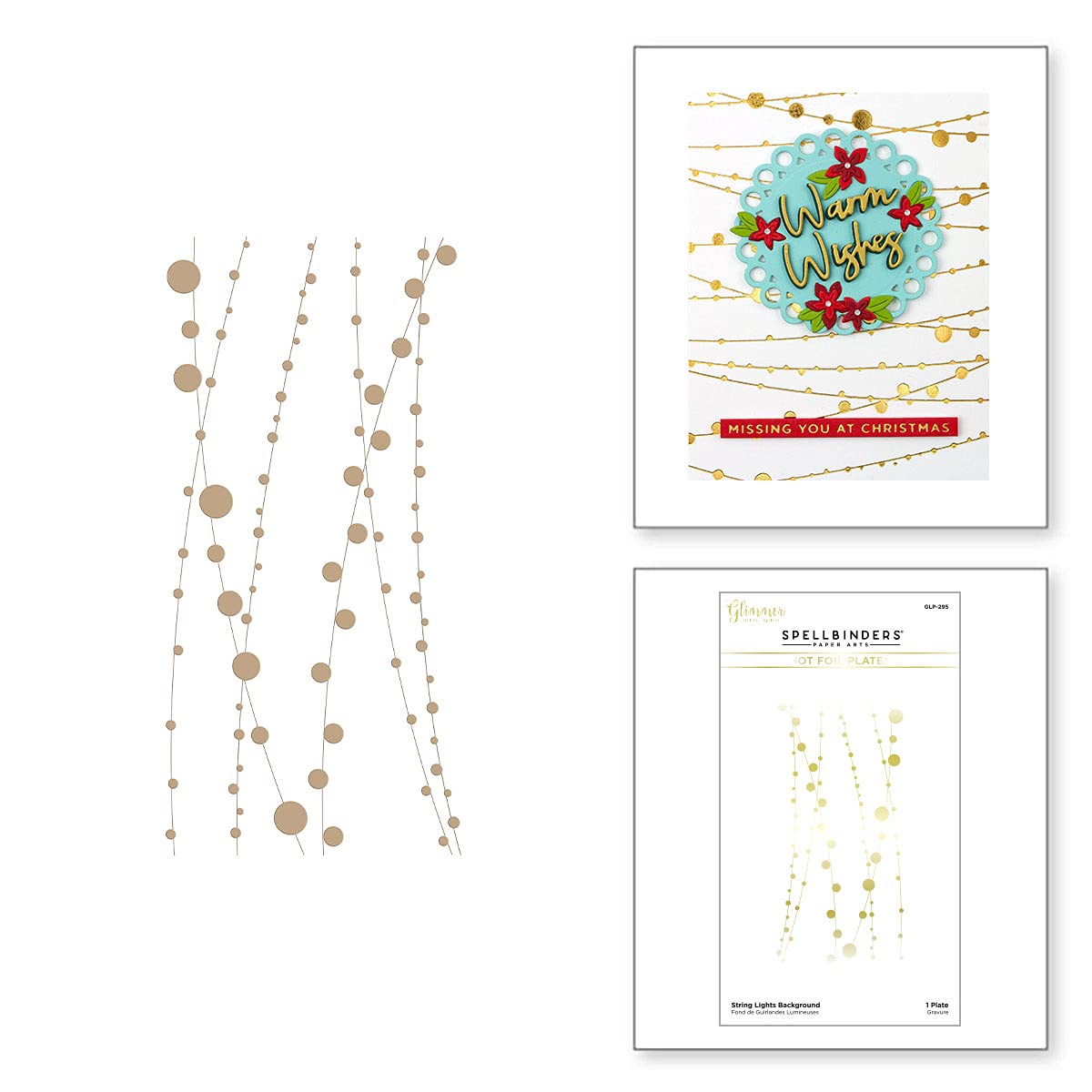 SPELLBINDERS String Lights Background, Metal