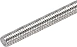 sourcing map M6 x 80mm Fully Threaded Rod 304 Stainless Steel Right Hand 1mm view 4