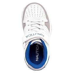 Nautica Kids Boys Sneakers Adjustable Strap Bungee