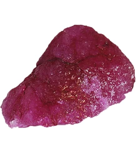 Amazon.com: 100g Natural Red Corundum Ruby Rough Gemstone Specimen
