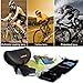 YUNYILAN Polarized Cycling glasses for Men UV400 Protection Sports Sunglasses With 3 Interchangeable Lenses for Cycling, Baseball,Fishing, Ski Running,Golf