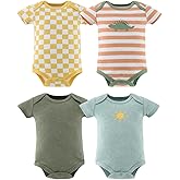 The Peanutshell Baby Boy Bodysuits - Newborn 0-24 Months Baby Boy Clothes, 100% Cotton Infant Outfits - Cozy Neutrals