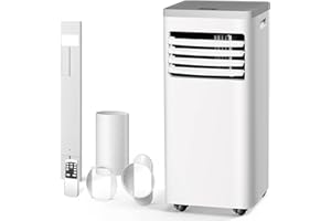 Havato Portable Air Conditioner 8,000 BTU, 3-in-1 AC Unit with Cooling Fan Dehumidifier for Cools up to 350 sq. ft, 24H Timer