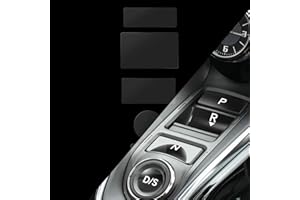 Bayyee 4Pcs Central Gear Shift Button Panel Thin Film Protect Cover Stickers Set for Acura RDX 2019 2020 2021