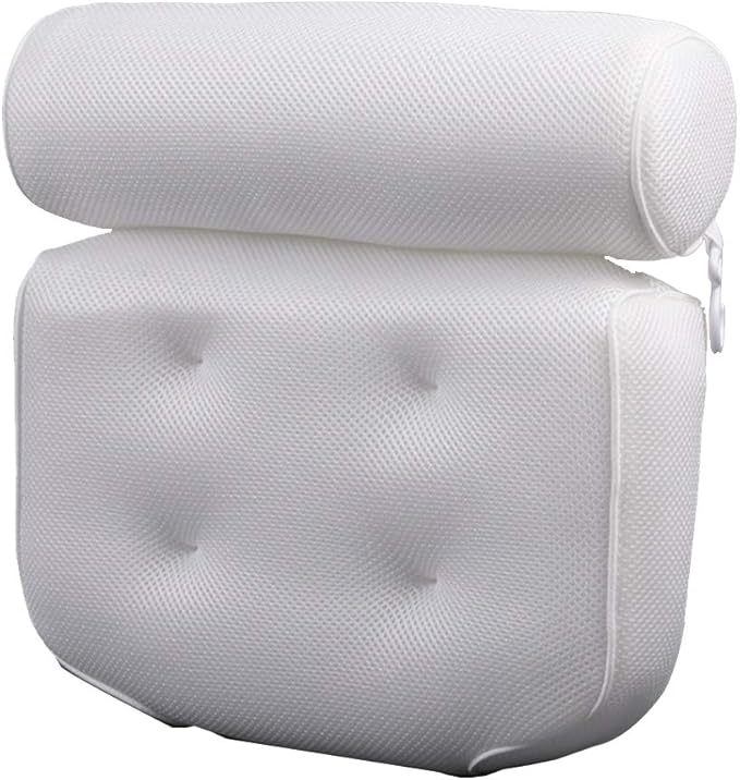 Bath Pillows for Tub Neck and Back Support 3D Features Powerful