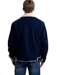 MANSDOUR Men's Winter Jacket Warm Sherpa Lined