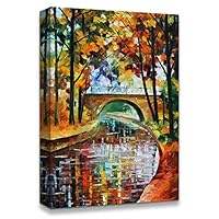 Canvas Wall Art Vintage Oil Painting Canvas Prints Home Artwork Decoration for Living Room,Bedroom - 12x18 inches